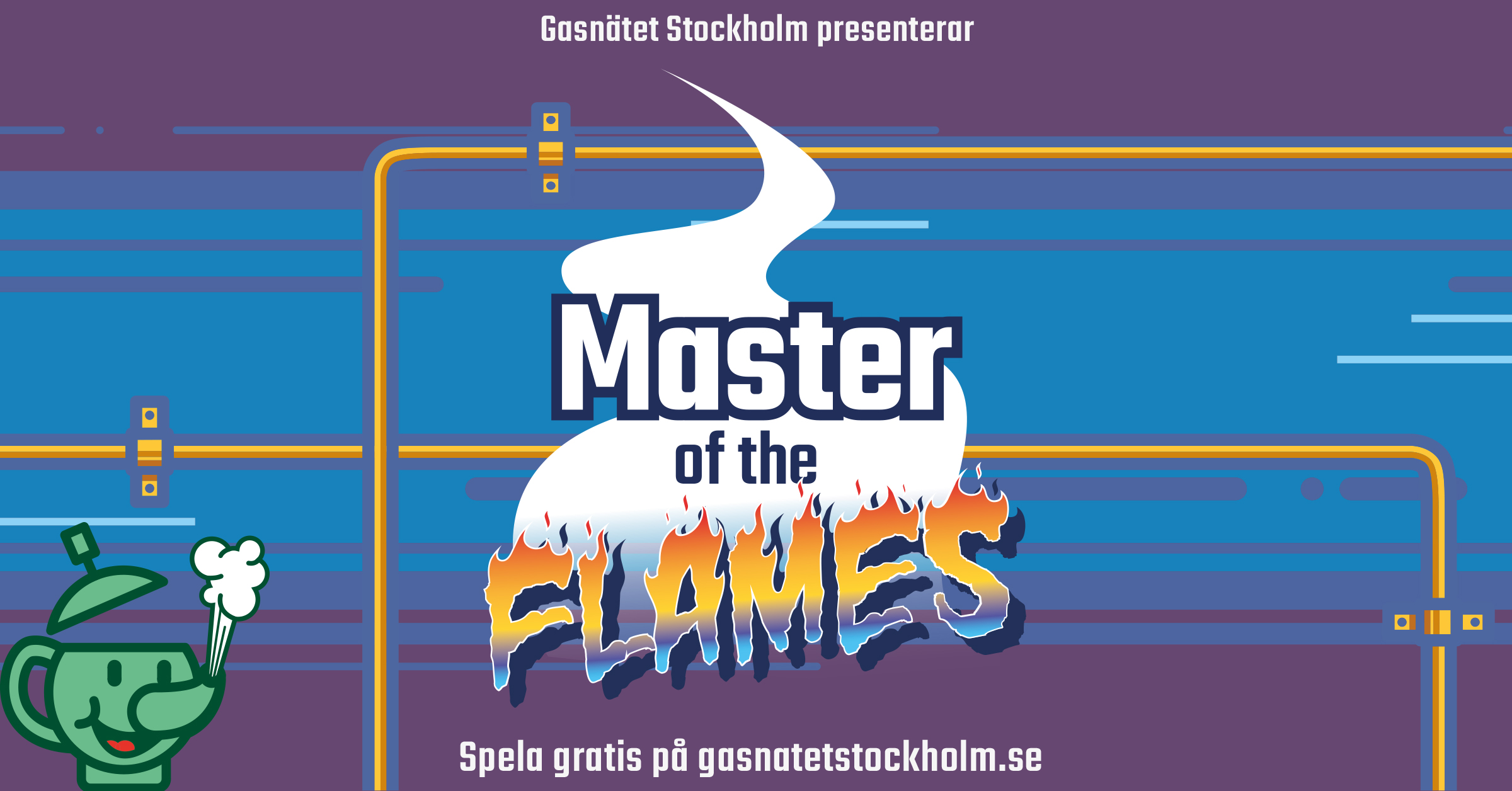 Maste of the flames, gasspis, Stockholm
